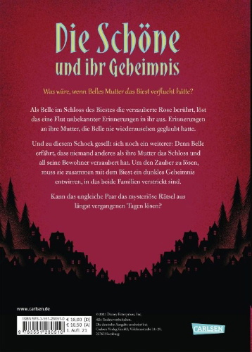 Buchcover und Innenansicht für das Buch: Disney. Twisted Tales: Die Schöne und ihr Geheimnis (Die Schöne und das Biest)