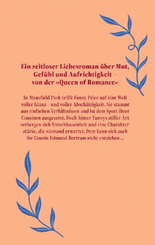 Buchcover und Innenansicht für das Buch: Mansfield Park