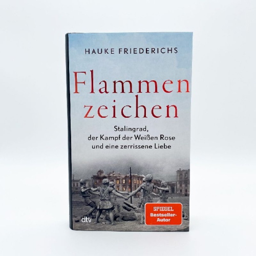 Buchcover und Innenansicht für das Buch: Flammenzeichen