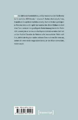 Buchcover und Innenansicht für das Buch: Johannes R. Becher und die literarische Moderne
