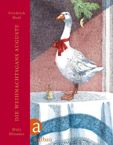 Buchcover und Innenansicht für das Buch: Die Weihnachtsgans Auguste
