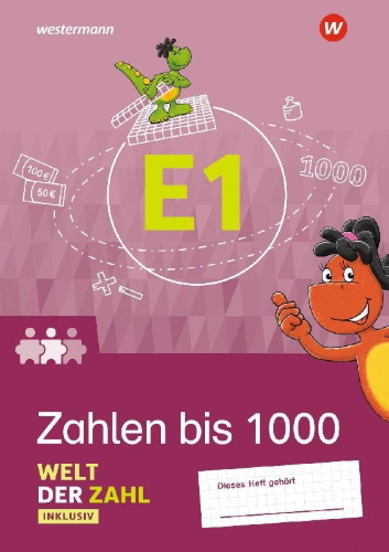 Buchcover und Innenansicht für das Buch: Welt der Zahl Inklusiv. Inklusionsheft E1