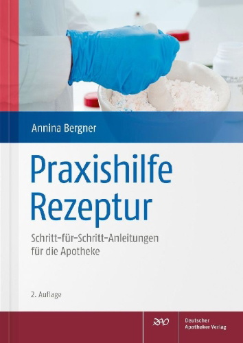 Buchcover und Innenansicht für das Buch: Praxishilfe Rezeptur