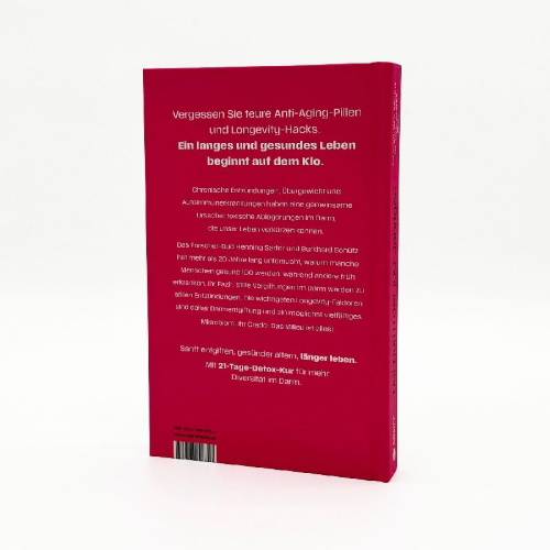 Buchcover und Innenansicht für das Buch: Der Darm der 100-Jährigen