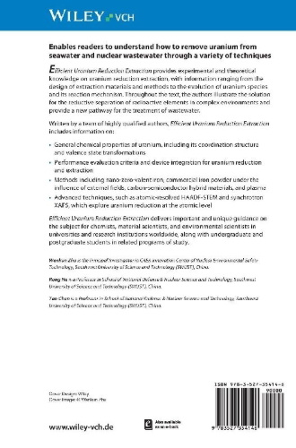 Buchcover und Innenansicht für das Buch: Efficient Uranium Reduction Extraction