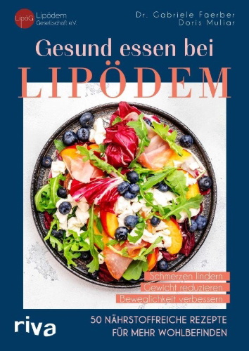 Buchcover und Innenansicht für das Buch: Gesund essen bei Lipödem