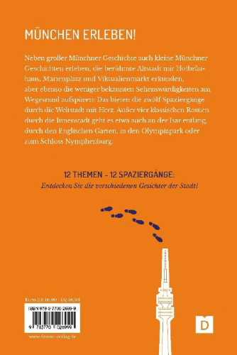Buchcover und Innenansicht für das Buch: Zu Fuß durch München