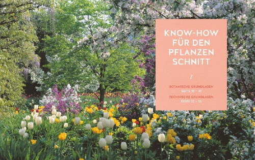 Buchcover und Innenansicht für das Buch: Pflanzenschnitt