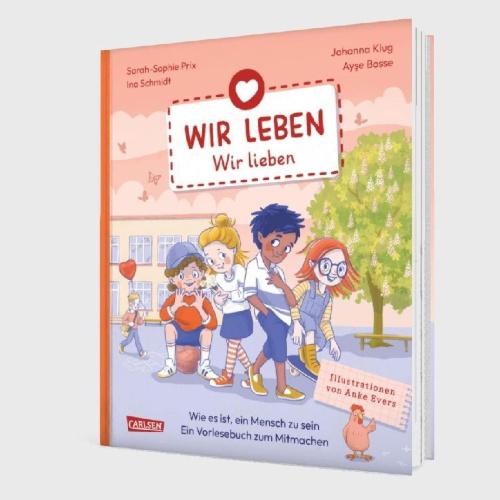 Buchcover und Innenansicht für das Buch: Wir leben  - wir lieben