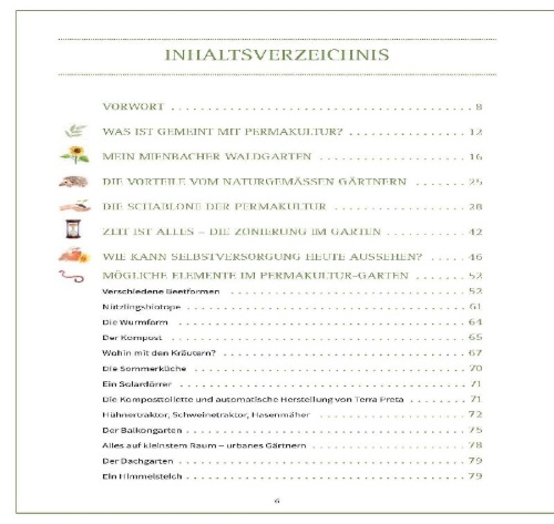 Buchcover und Innenansicht für das Buch: Alles aus dem eigenen Garten