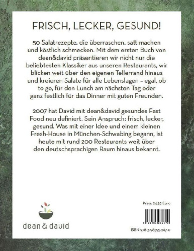 Buchcover und Innenansicht für das Buch: Salate
