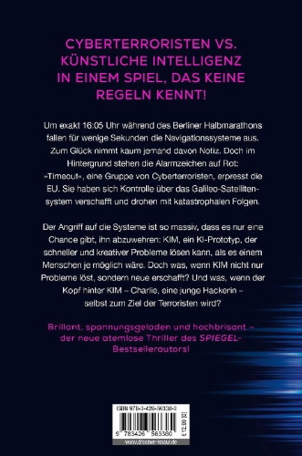 Buchcover und Innenansicht für das Buch: Code Null. Dieses Spiel kennt keine Regeln