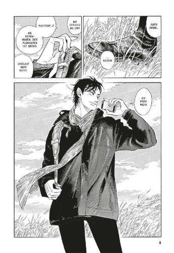 Buchcover und Innenansicht für das Buch: Hokuhokusei ni Kumo to Ike