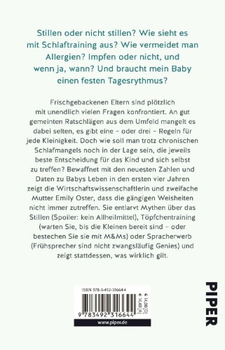 Buchcover und Innenansicht für das Buch: Cribsheet: A Data-Driven Guide to Better, More Relaxed Parenting, from Birth to Preschool