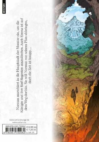 Buchcover und Innenansicht für das Buch: Yakusoku no Neverland