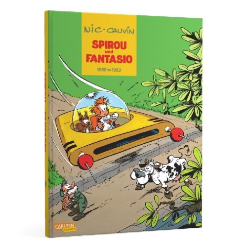 Buchcover und Innenansicht für das Buch: Spirou und Fantasio Gesamtausgabe 12: 1980-1983