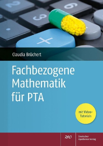 Buchcover und Innenansicht für das Buch: Fachbezogene Mathematik für PTA