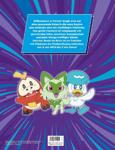Buchcover und Innenansicht für das Buch: Pokemon Annual 2025