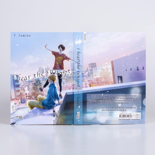 Buchcover und Innenansicht für das Buch: Hidamari ga Kikoeru Limit