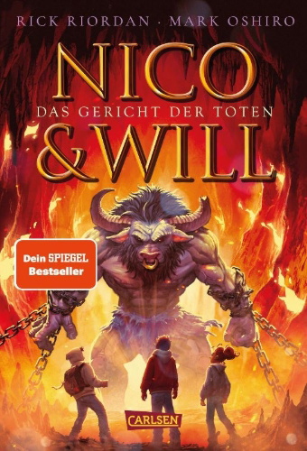 Buchcover und Innenansicht für das Buch: The Court of the Dead (The Nico Di Angelo Adventures 2)