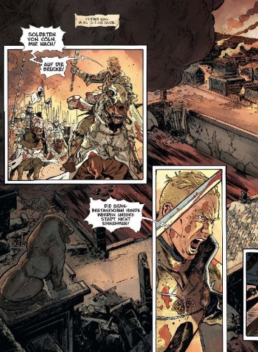 Buchcover und Innenansicht für das Buch: Hawkmoon. Band 1