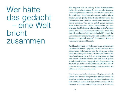 Buchcover und Innenansicht für das Buch: Von der Rolle