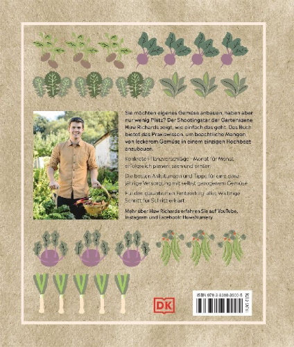 Buchcover und Innenansicht für das Buch: Hochbeet