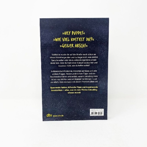 Buchcover und Innenansicht für das Buch: Catcalls - Auch Worte sind Belästigung
