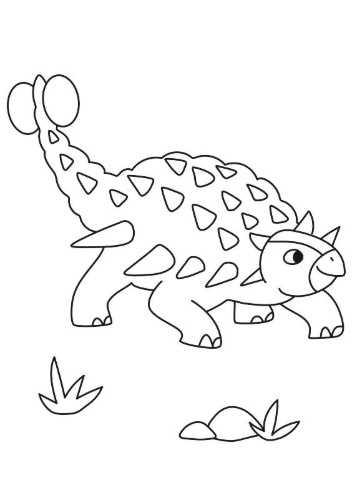 Buchcover und Innenansicht für das Buch: Mein dicker Dinosaurier-Malblock