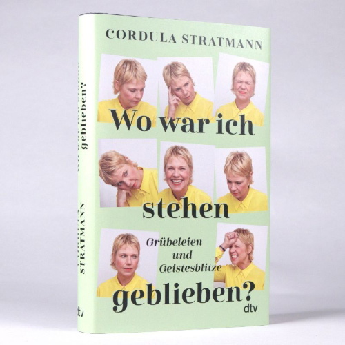 Buchcover und Innenansicht für das Buch: Wo war ich stehen geblieben?