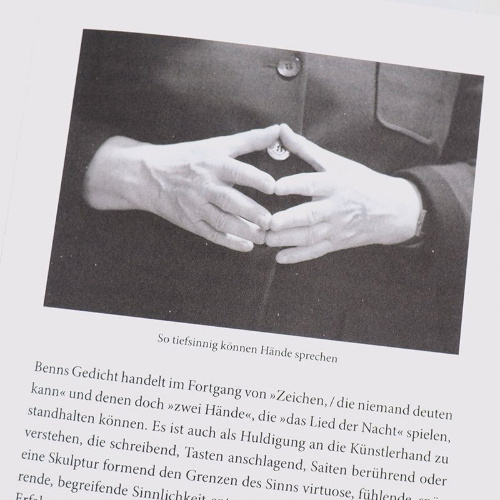Buchcover und Innenansicht für das Buch: Hände