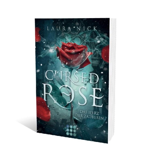 Buchcover und Innenansicht für das Buch: Cursed Rose. Das Herz der Zauberin