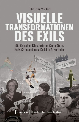 Buchcover und Innenansicht für das Buch: Visuelle Transformationen des Exils