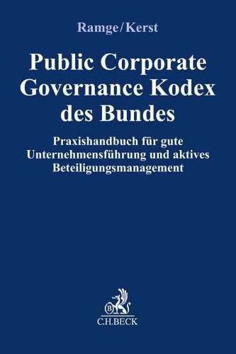 Buchcover und Innenansicht für das Buch: Public Corporate Governance Kodex des Bundes