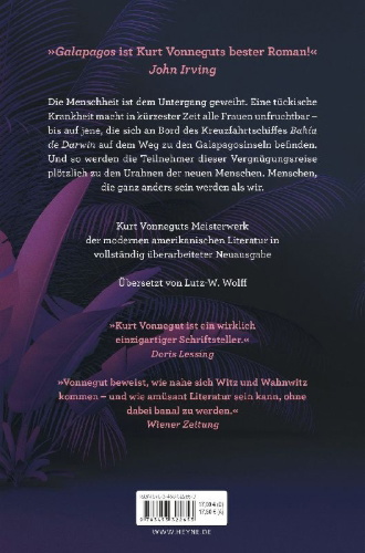 Buchcover und Innenansicht für das Buch: Galapagos