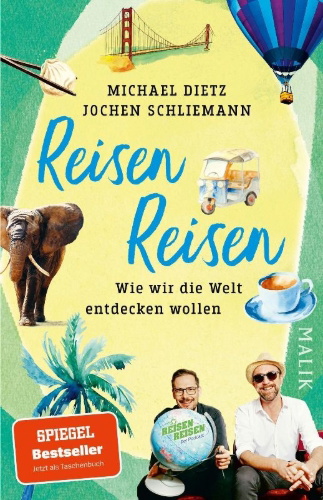Buchcover und Innenansicht für das Buch: Reisen Reisen