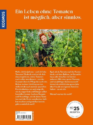 Buchcover und Innenansicht für das Buch: Verrückt nach Tomaten