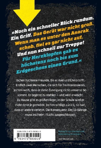 Buchcover und Innenansicht für das Buch: Rolltreppe abwärts