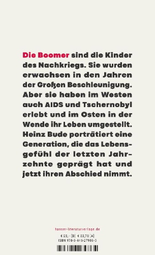 Buchcover und Innenansicht für das Buch: Abschied von den Boomern