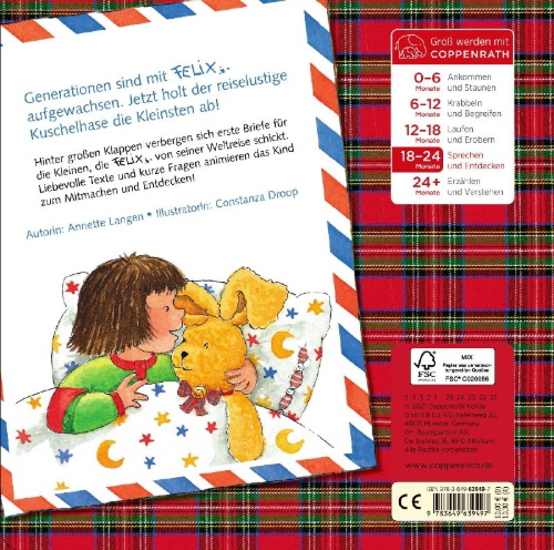 Buchcover und Innenansicht für das Buch: Erste Briefe von Felix