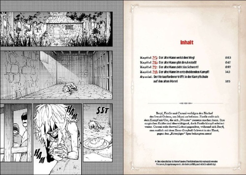 Buchcover und Innenansicht für das Buch: KATAINAKA NO OSSAN KENSEI NI NARU¿TADANO INAKA NO KENJUTSU SHIHAN DATTANONI TAISEI SHITA DESHITACHI