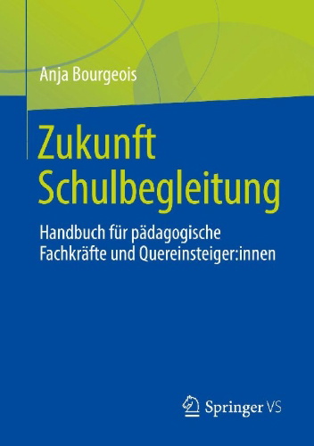 Buchcover und Innenansicht für das Buch: Zukunft Schulbegleitung
