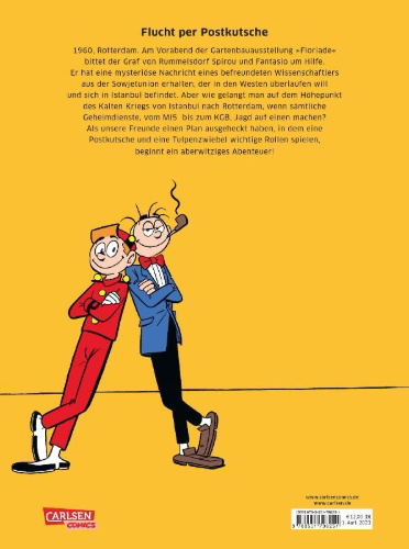 Buchcover und Innenansicht für das Buch: Spirou und Fantasio Spezial 40: Tulpen aus Istanbul
