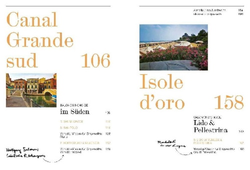 Buchcover und Innenansicht für das Buch: Genießen in Venedig