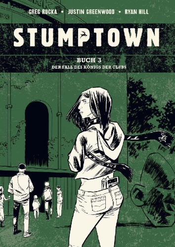 Buchcover und Innenansicht für das Buch: Stumptown. Band 3