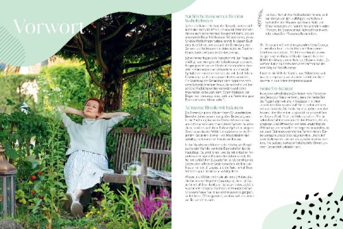 Buchcover und Innenansicht für das Buch: Selfcare aus der Natur