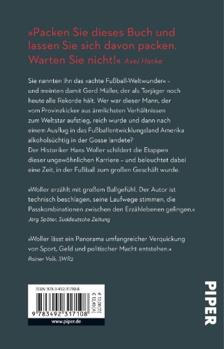 Buchcover und Innenansicht für das Buch: Gerd Müller: oder Wie das große Geld in den Fußball kam