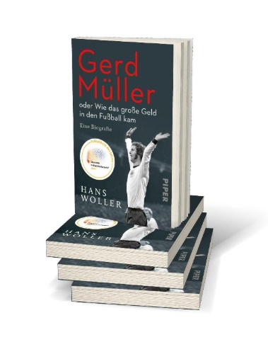 Buchcover und Innenansicht für das Buch: Gerd Müller: oder Wie das große Geld in den Fußball kam