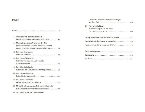 Buchcover und Innenansicht für das Buch: The five secrets you must discover before you die