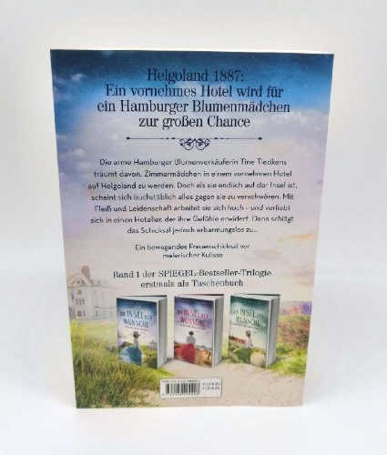 Buchcover und Innenansicht für das Buch: Die Insel der Wünsche - Stürme des Lebens